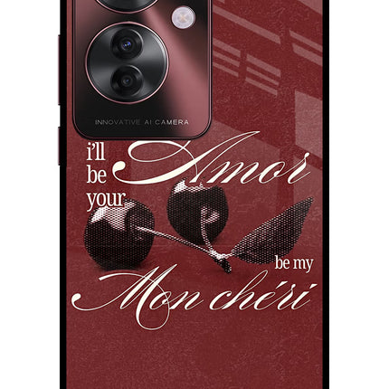 Velvet Cherry Oppo F25 Pro 5G Glass Case