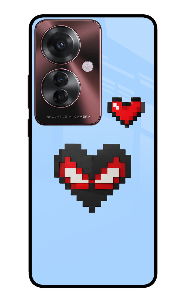 Peter Heart Oppo F25 Pro 5G Glass Case