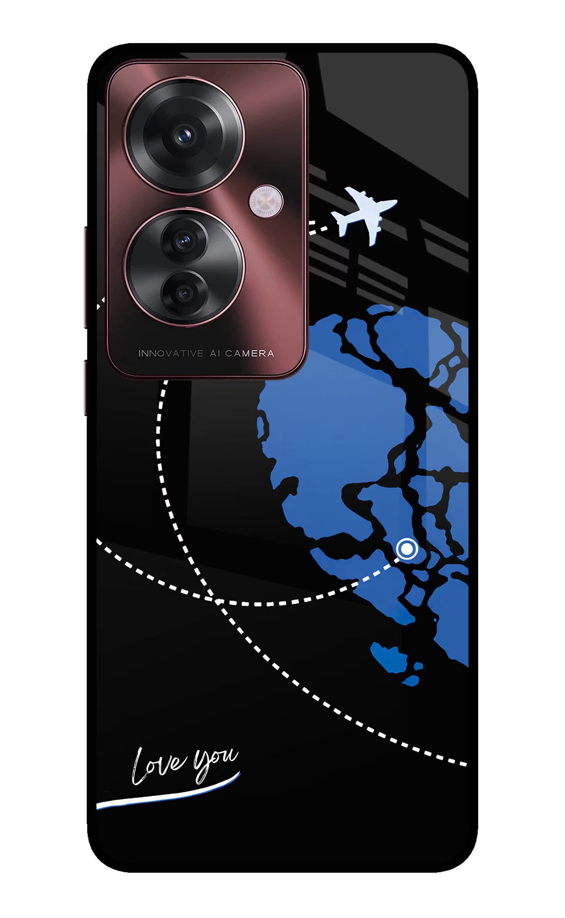 Love Orbit Oppo F25 Pro 5G Glass Case