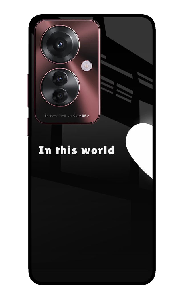 This World Oppo F25 Pro 5G Glass Case