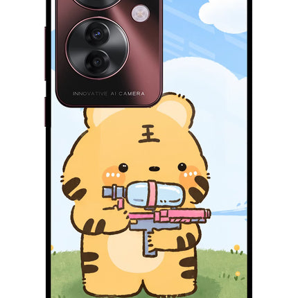 Tiger Treat Oppo F25 Pro 5G Glass Case