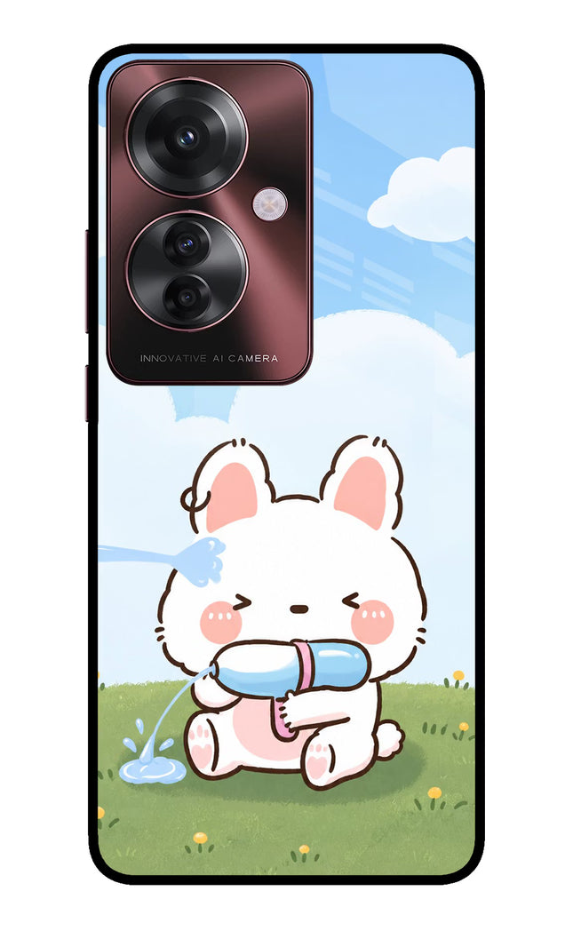 Bunny Treat Oppo F25 Pro 5G Glass Case