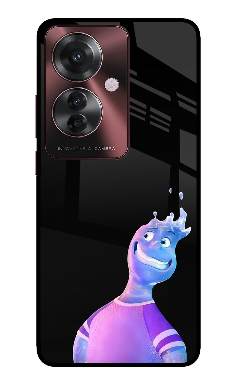 Wade Wave Oppo F25 Pro 5G Back Cover, Glass case