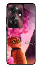 Always Cat Oppo F25 Pro 5G Glass Case