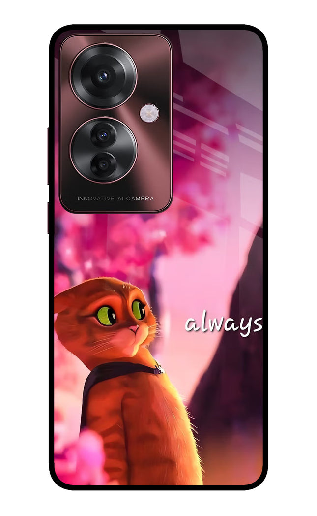 Always Cat Oppo F25 Pro 5G Glass Case
