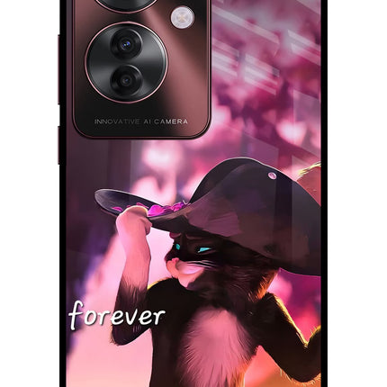 Forever Cat Oppo F25 Pro 5G Glass Case