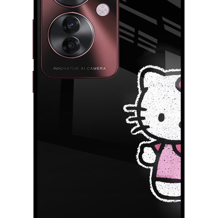 Kitty Charm Oppo F25 Pro 5G Glass Case