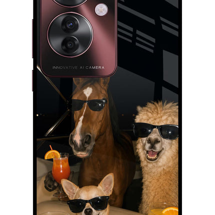 Party Squad Oppo F25 Pro 5G Glass Case