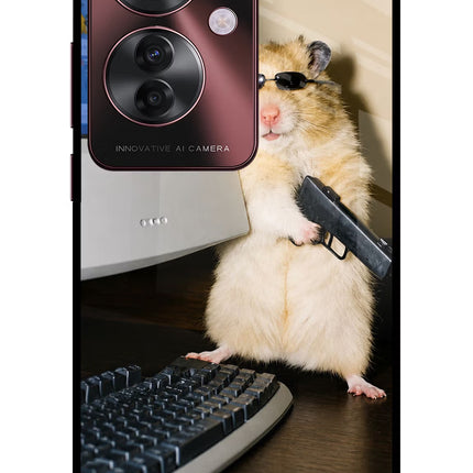 Hacker Hamster Oppo F25 Pro 5G Glass Case