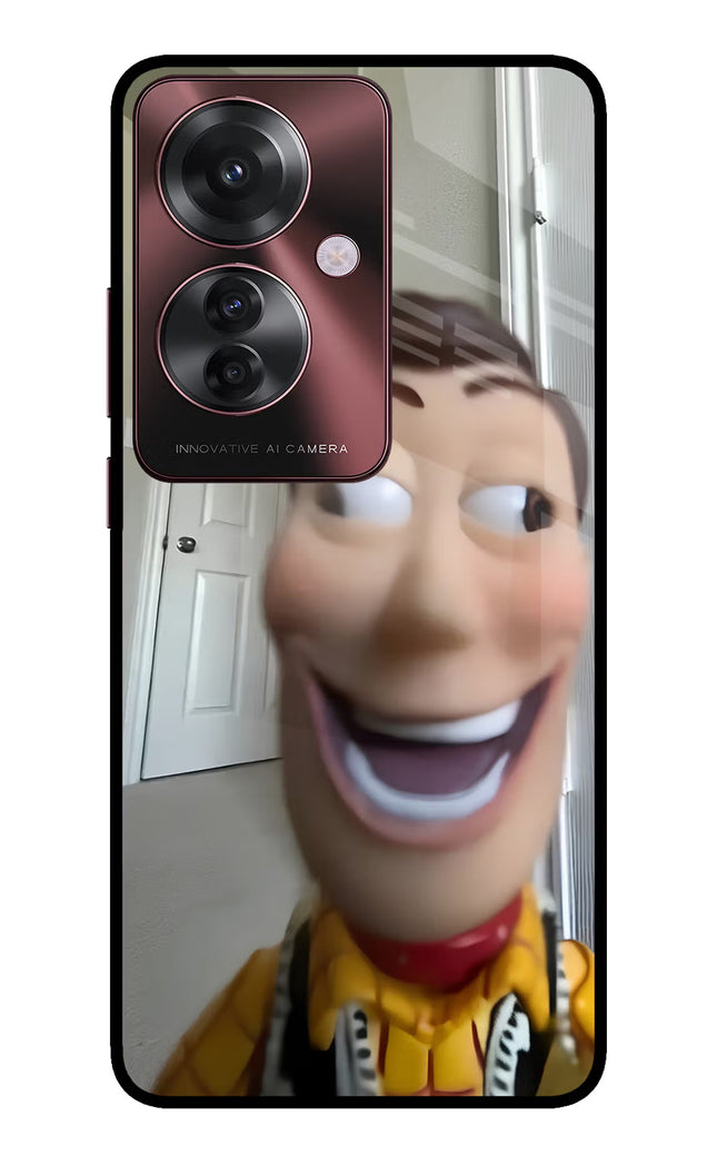 Side Eye Woody Oppo F25 Pro 5G Glass Case