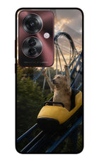 Rollercoaster Dog Oppo F25 Pro 5G Glass Case
