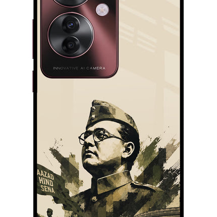 Netaji Rising Oppo F25 Pro 5G Glass Case
