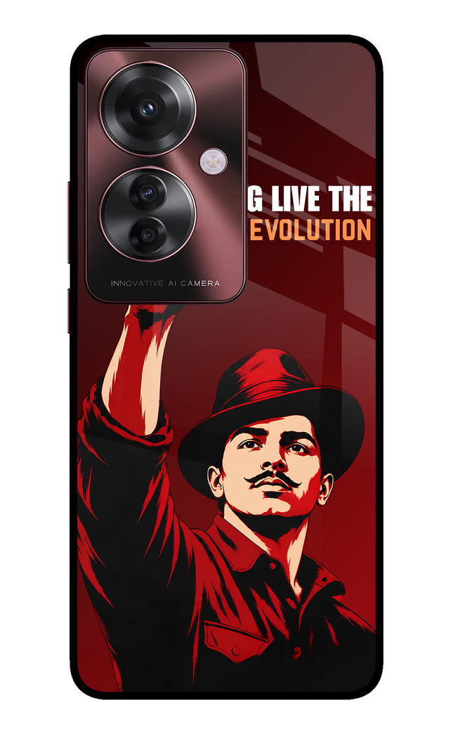 Bhagat Singh Revolution Oppo F25 Pro 5G Glass Case