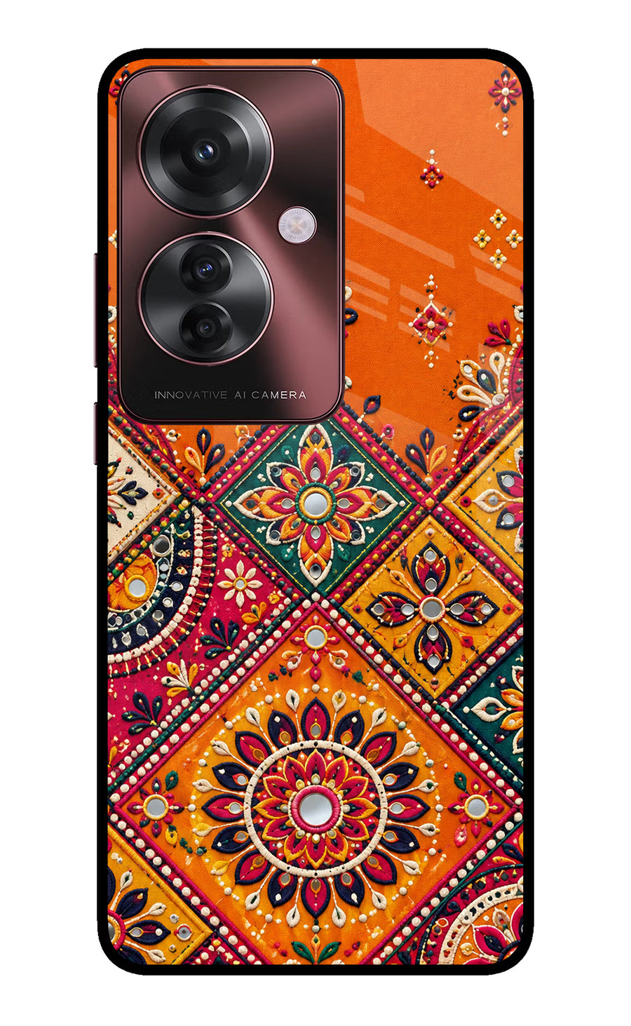 Kutch Glow Oppo F25 Pro 5G Back Cover, Glass case