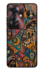 Folk Print Oppo F25 Pro 5G Glass Case