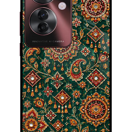 Green Pataka Oppo F25 Pro 5G Glass Case