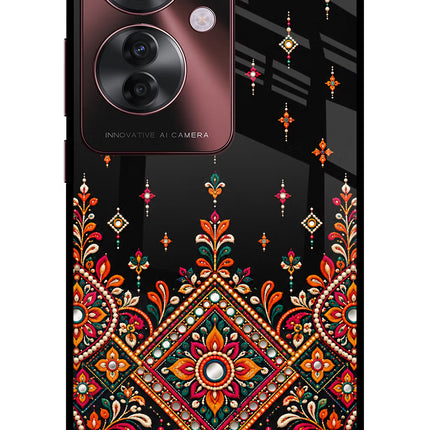 Noir Mehfil Oppo F25 Pro 5G Glass Case