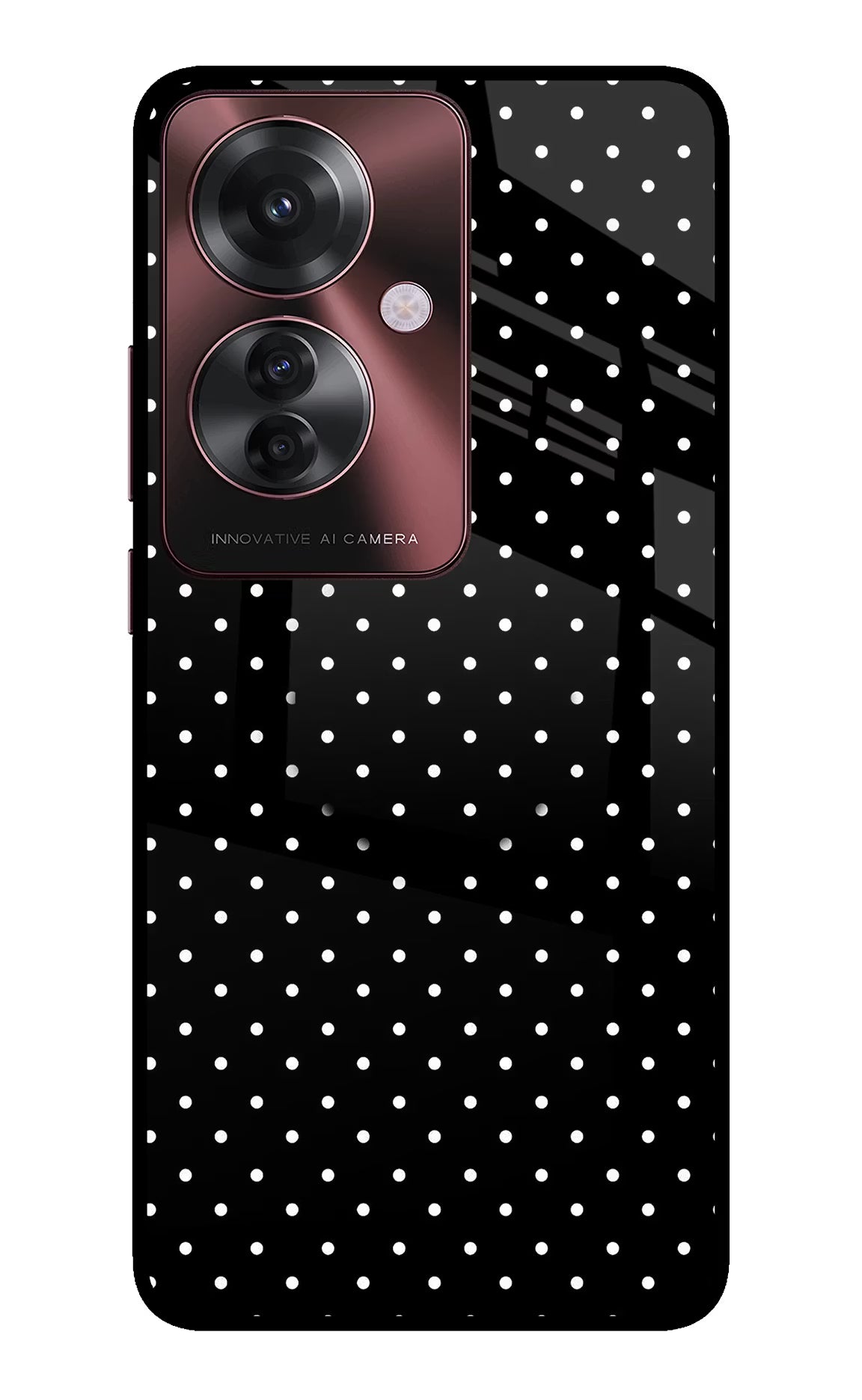 White Dots Oppo F25 Pro 5G Pop Case by Casekaro