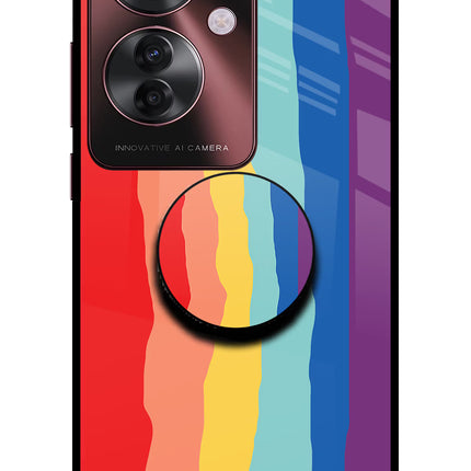 Rainbow Oppo F25 Pro 5G Pop Case by Casekaro