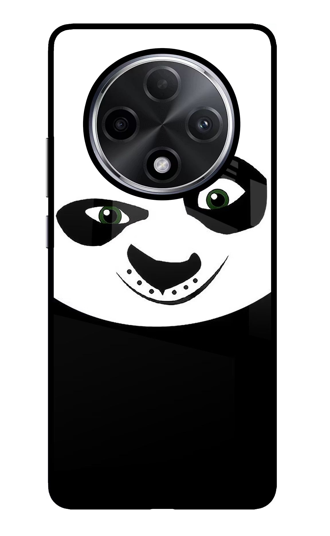 Panda Oppo F27 Pro Plus Glass Case Back Cover by Casekaro