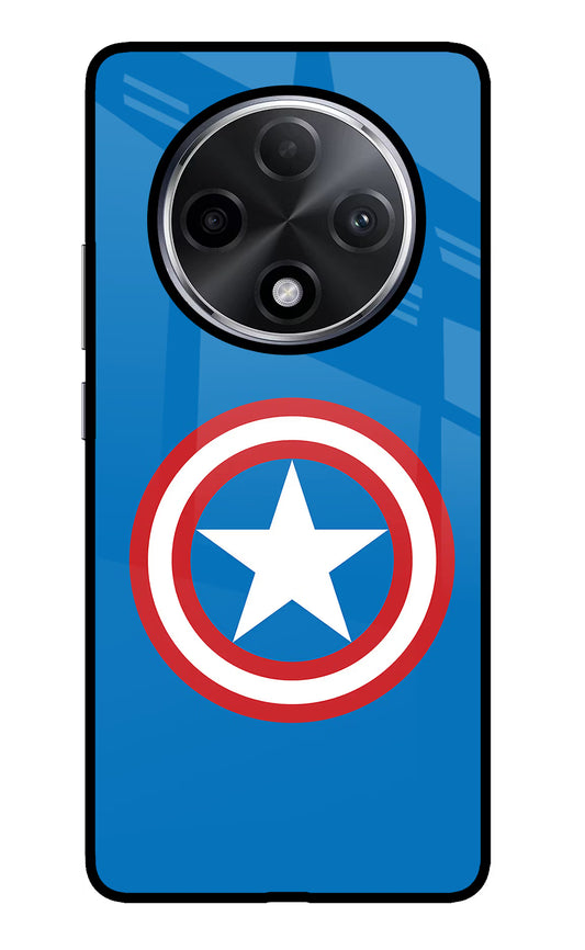 Captain America Logo Oppo F27 Pro Plus Glass Case
