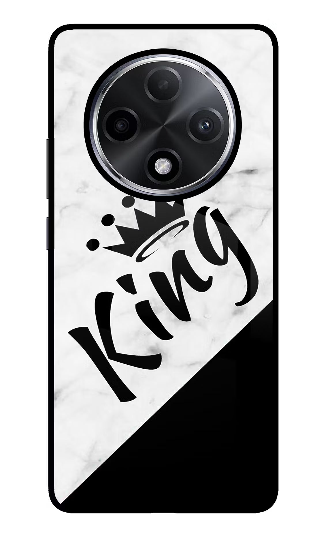 King Oppo F27 Pro Plus Glass Case Back Cover by Casekaro