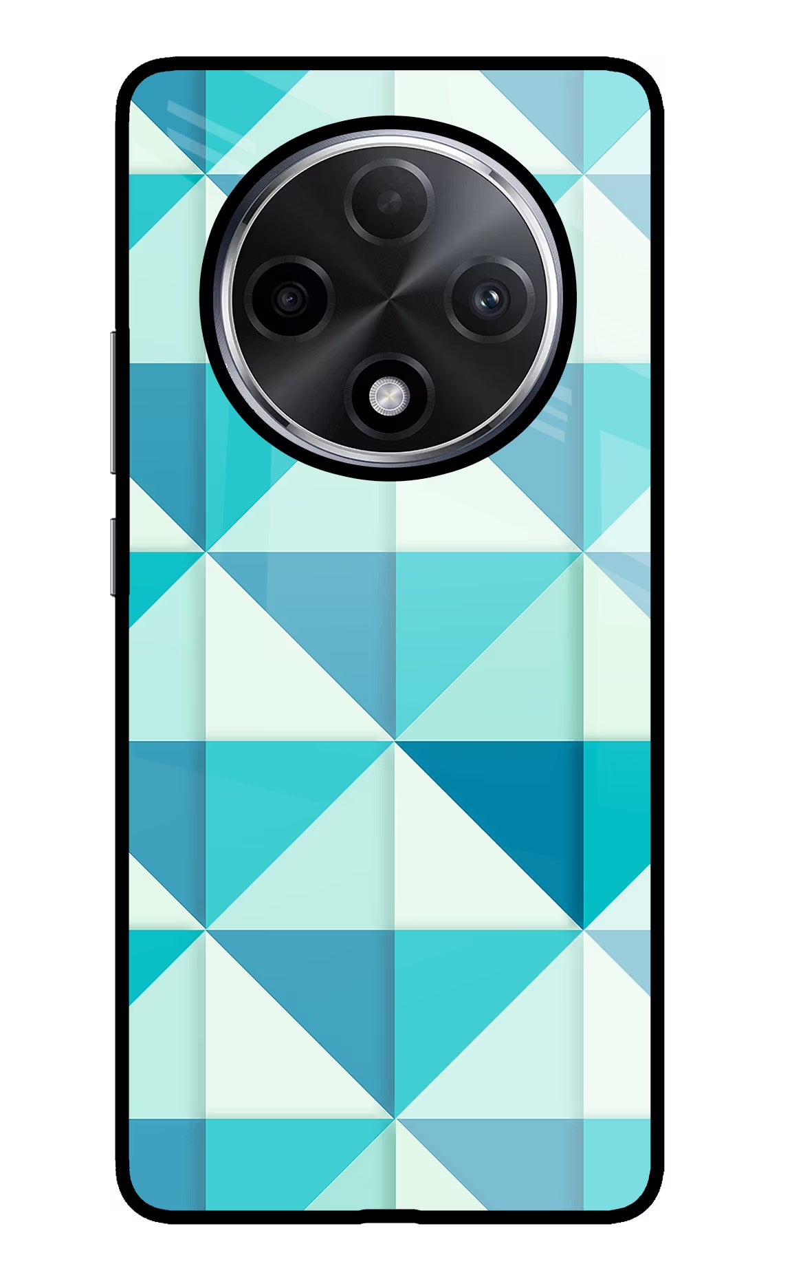 Abstract Oppo F27 Pro Plus Glass Case Back Cover by Casekaro