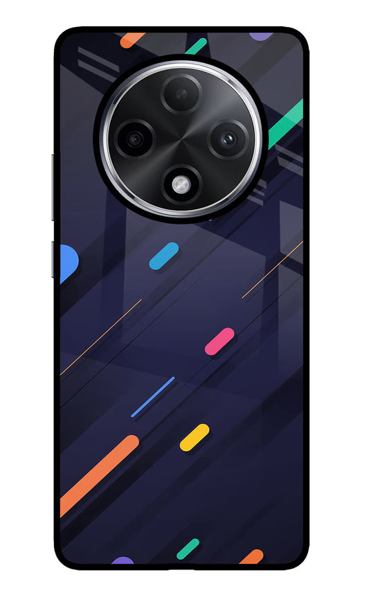 Abstract Design Oppo F27 Pro Plus Glass Case