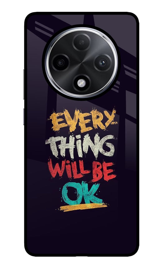 Everything Will Be Ok Oppo F27 Pro Plus Glass Case