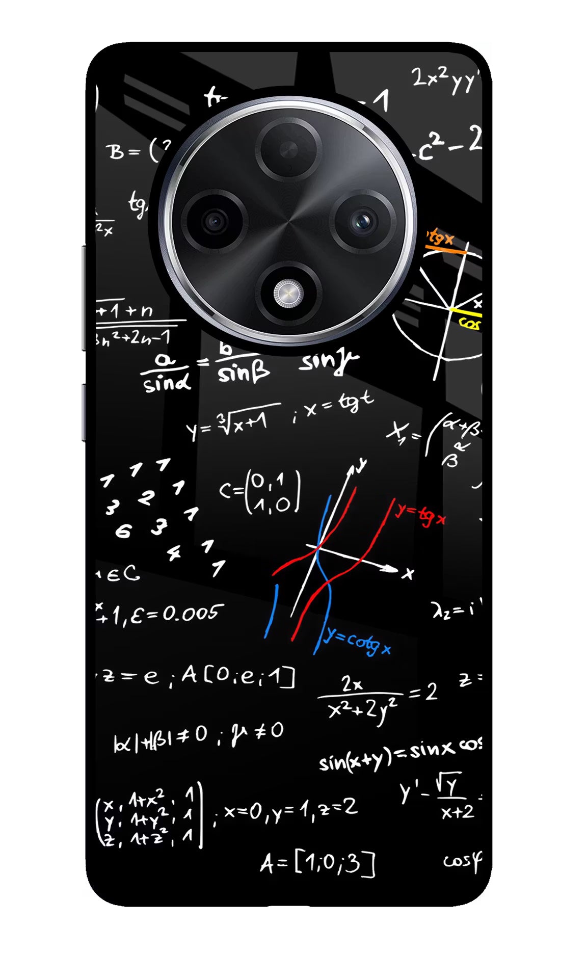 Mathematics Formula Oppo F27 Pro Plus Glass Case