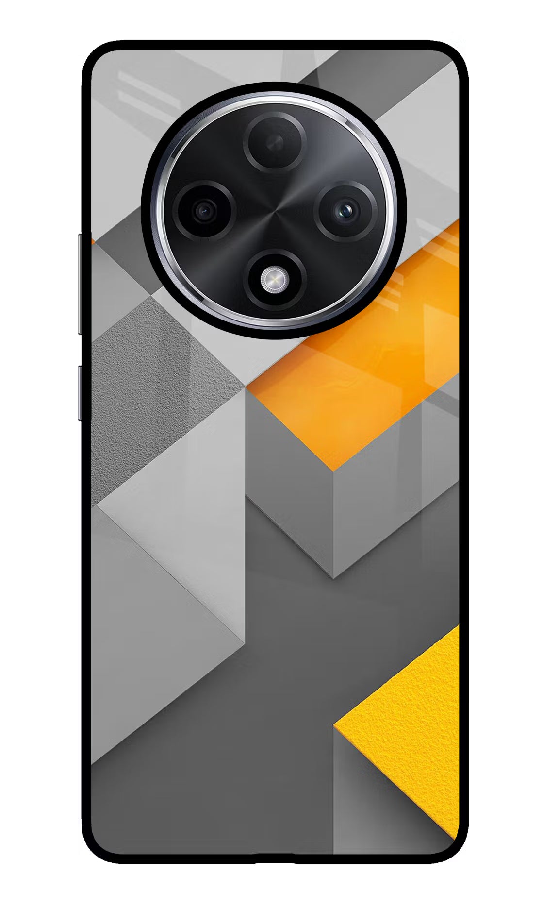 Abstract Oppo F27 Pro Plus Glass Case Back Cover by Casekaro