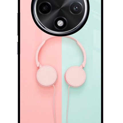 Music Lover Oppo F27 Pro Plus Glass Case Back Cover by Casekaro