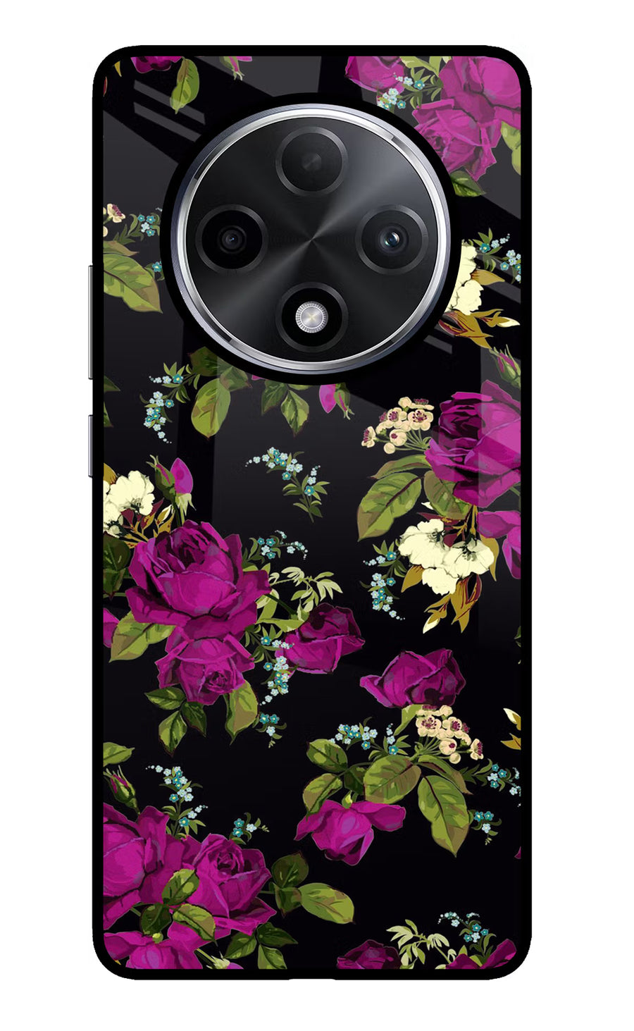 Flowers Oppo F27 Pro Plus Back Cover, Glass case