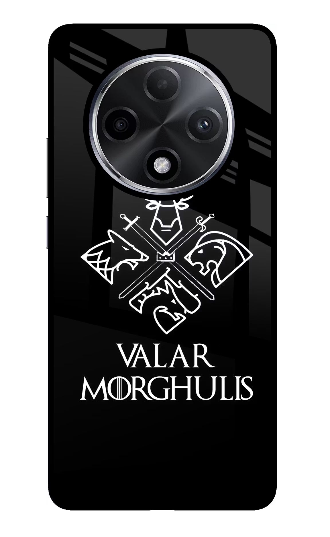 Valar Morghulis | Game Of Thrones Oppo F27 Pro Plus Glass Case Back Cover by Casekaro