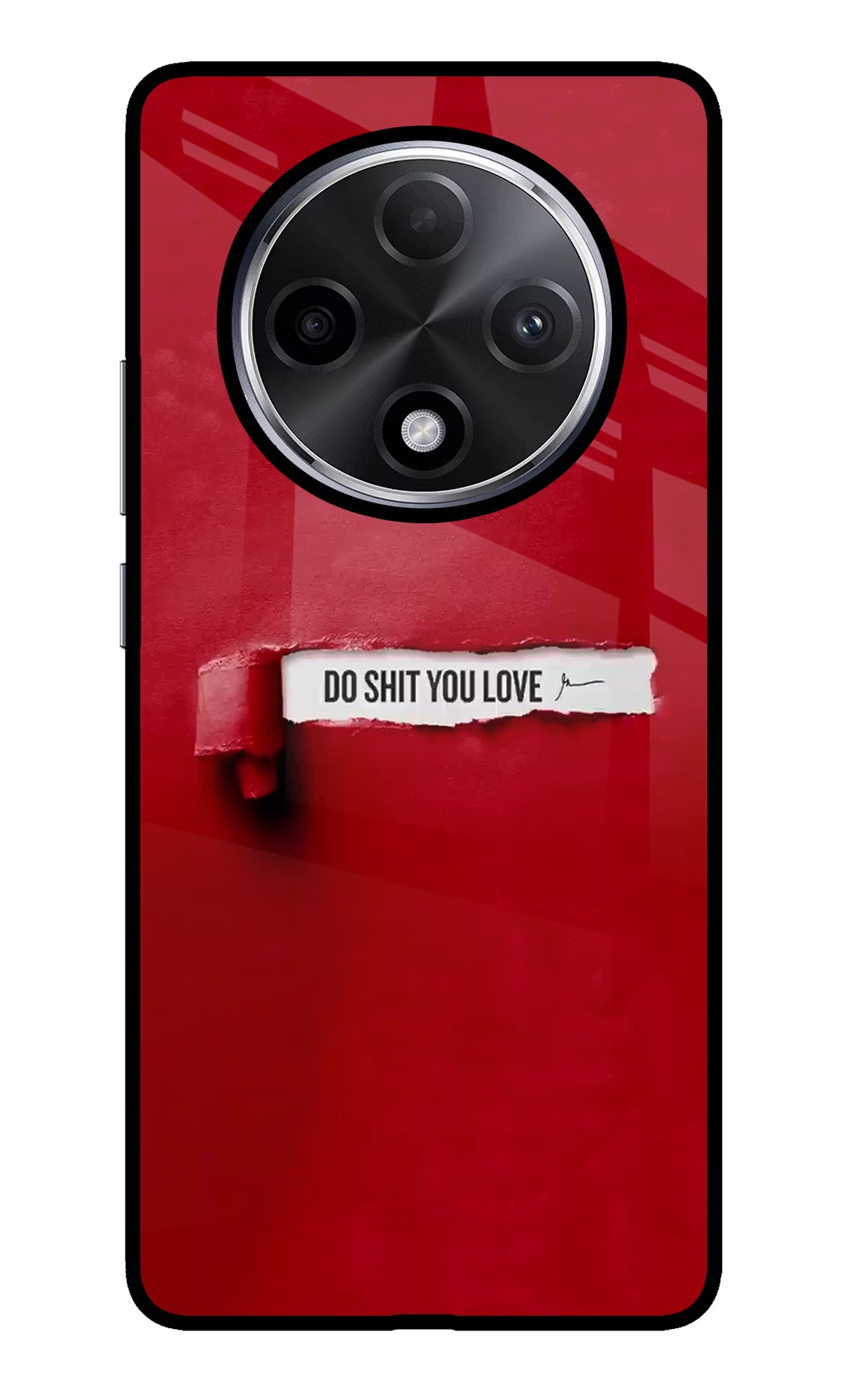 Do Shit You Love Oppo F27 Pro Plus Glass Case Back Cover by Casekaro