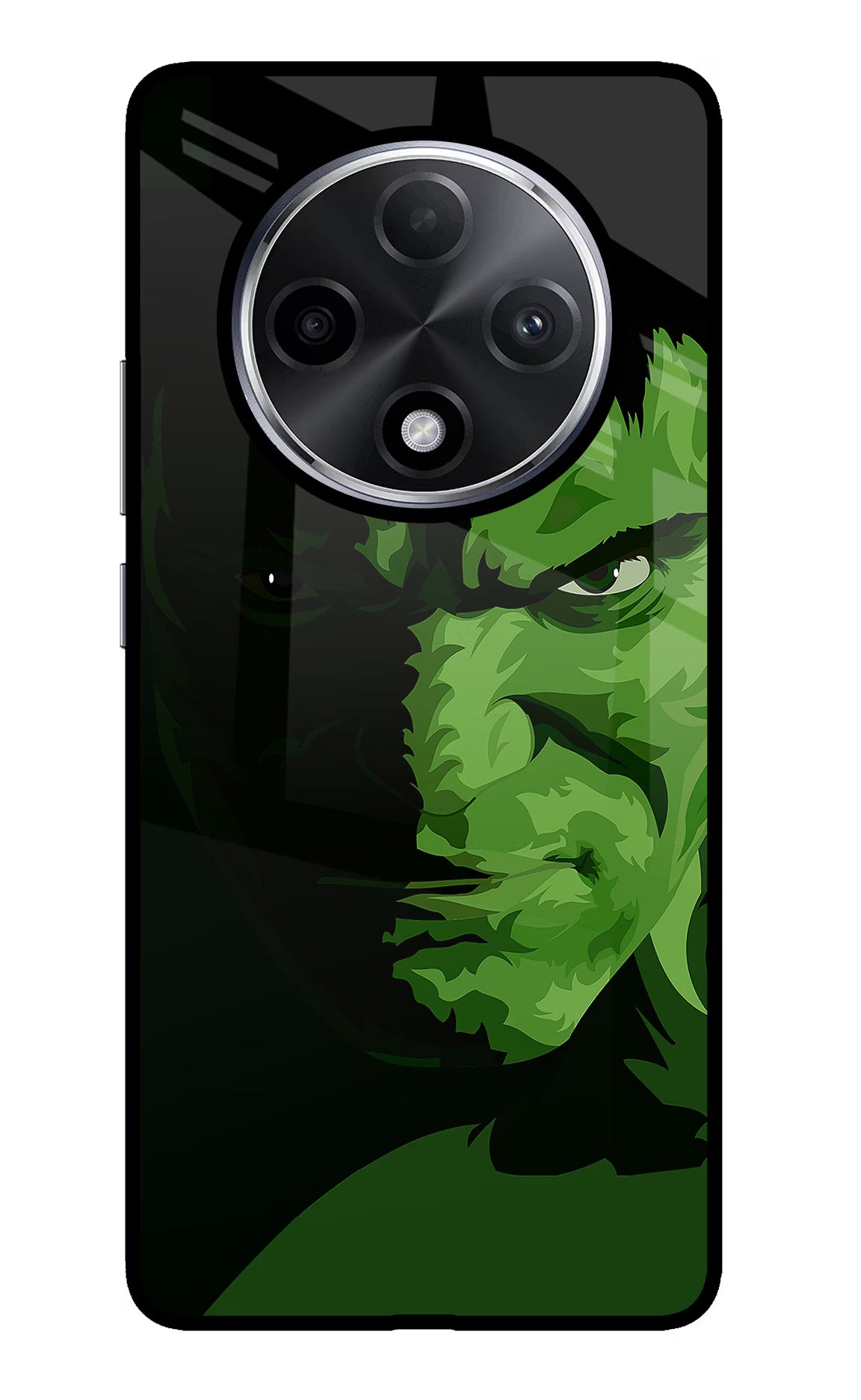 HULK Oppo F27 Pro Plus Glass Case Back Cover by Casekaro