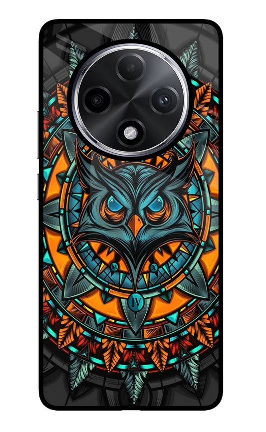 Angry Owl Art Oppo F27 Pro Plus Glass Case