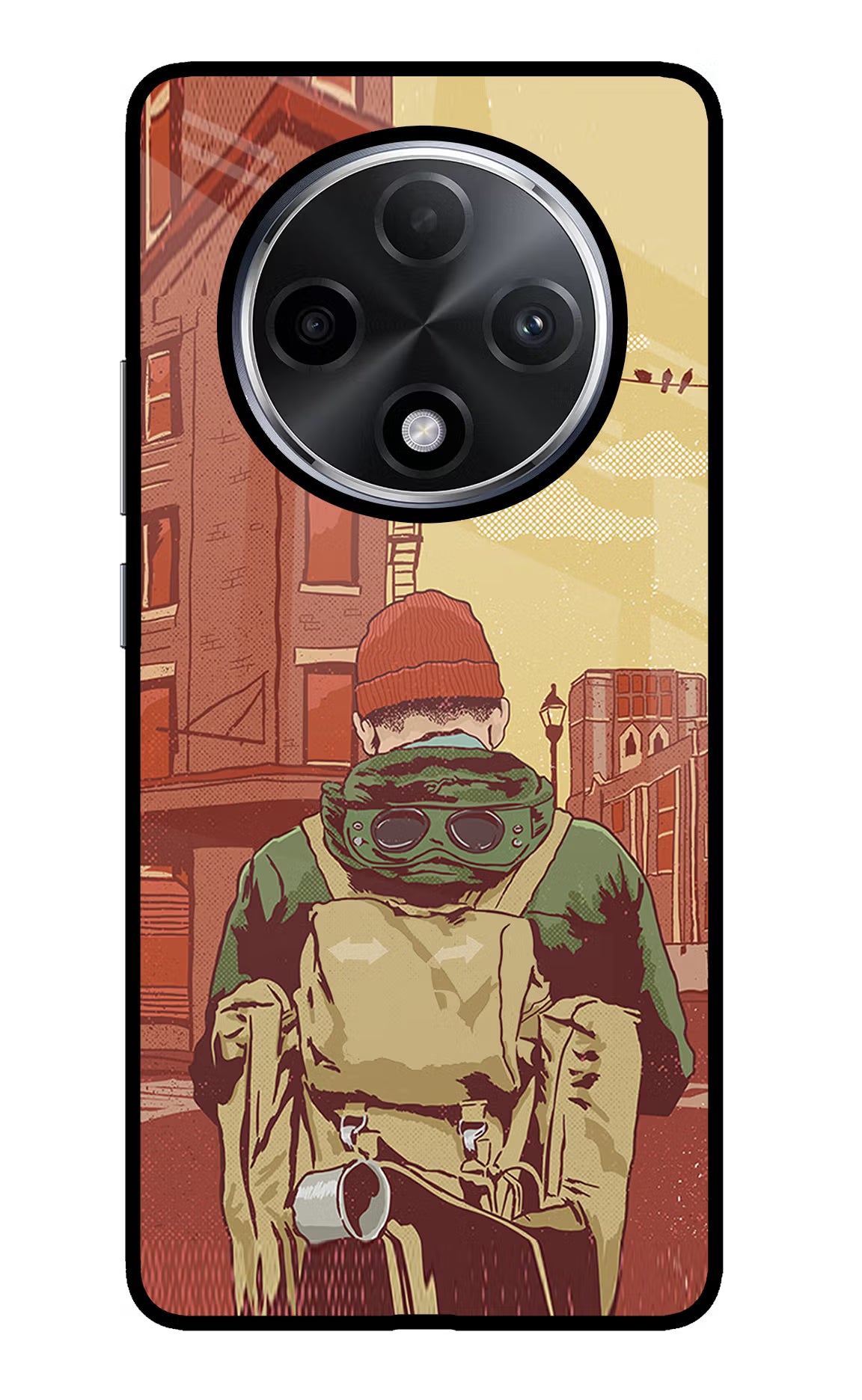 Adventurous Oppo F27 Pro Plus Glass Case Back Cover by Casekaro