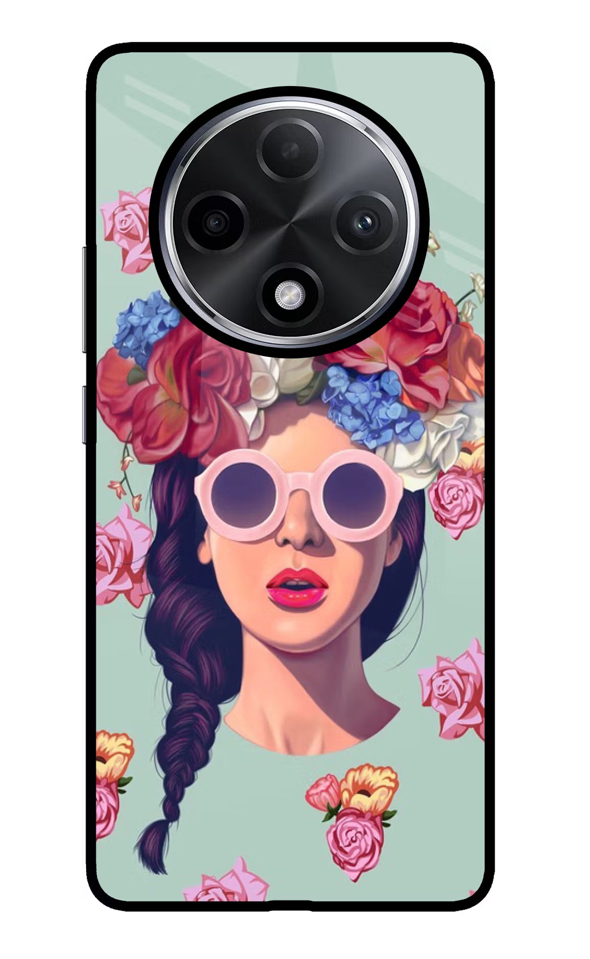 Pretty Girl Oppo F27 Pro Plus Glass Case Back Cover by Casekaro
