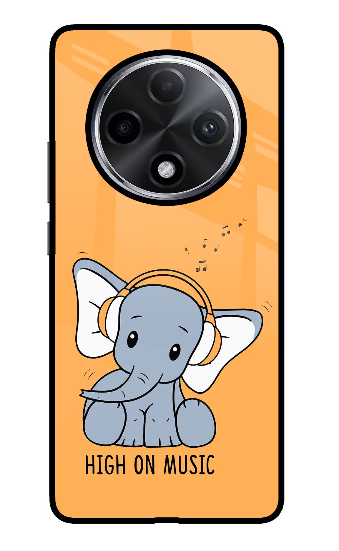 High On Music Oppo F27 Pro Plus Glass Case
