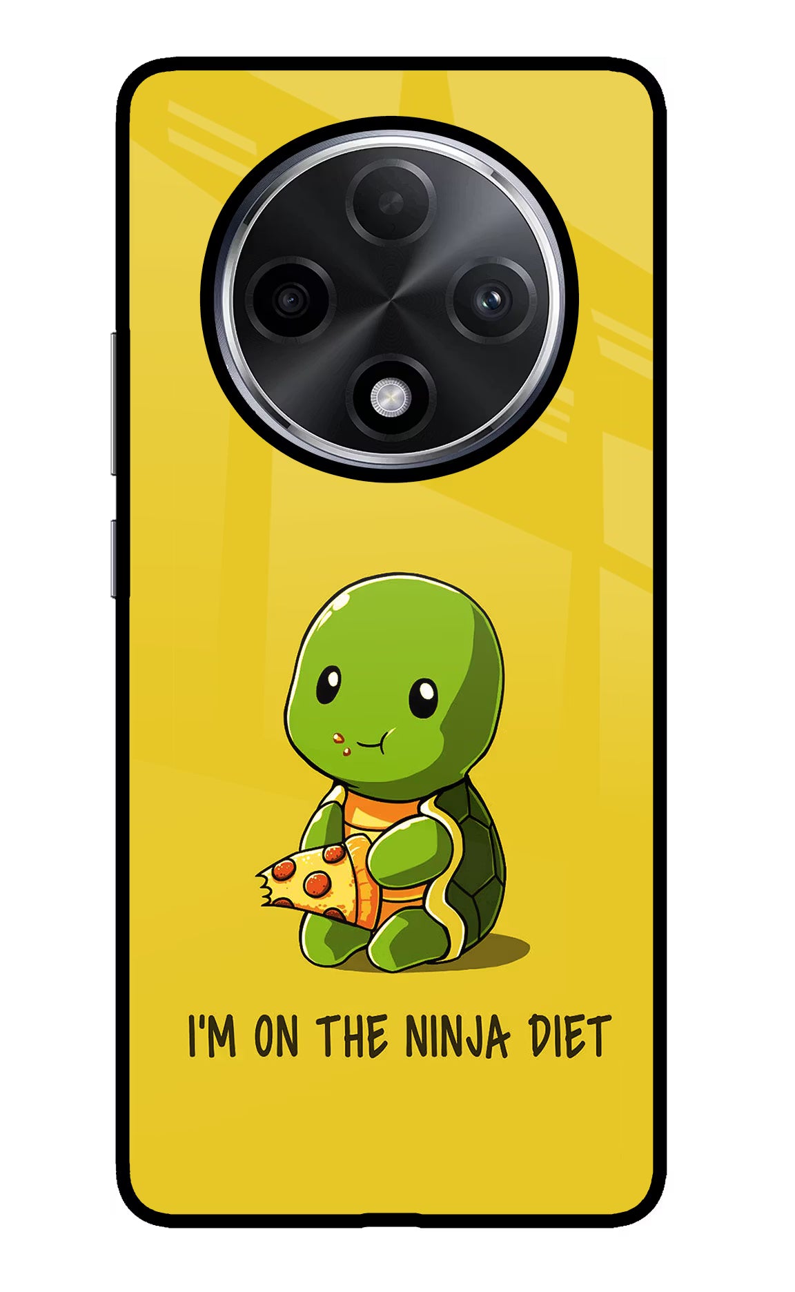 I'm on Ninja Diet Oppo F27 Pro Plus Glass Case Back Cover by Casekaro