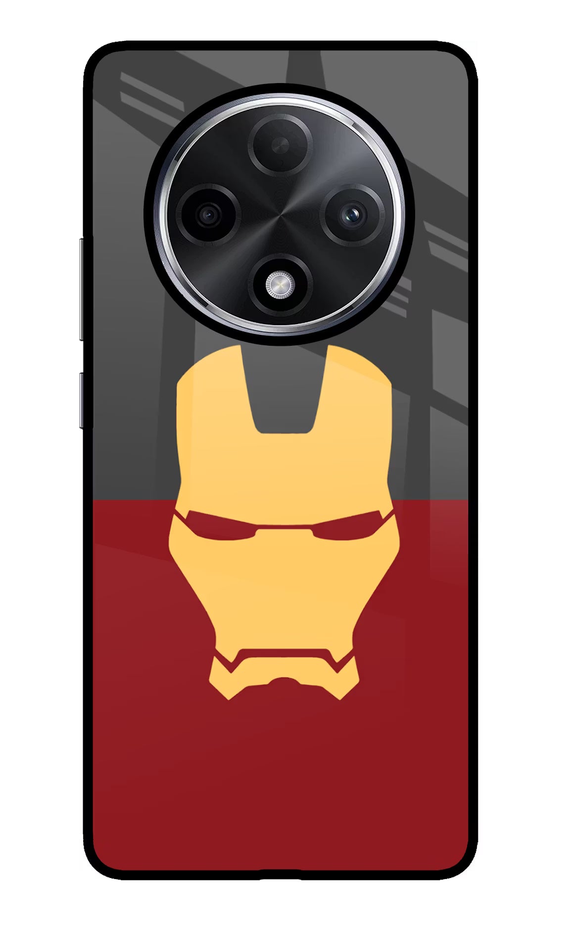 Ironman Oppo F27 Pro Plus Glass Case Back Cover by Casekaro