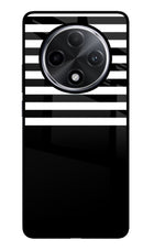 Black and White Print Oppo F27 Pro Plus Glass Case