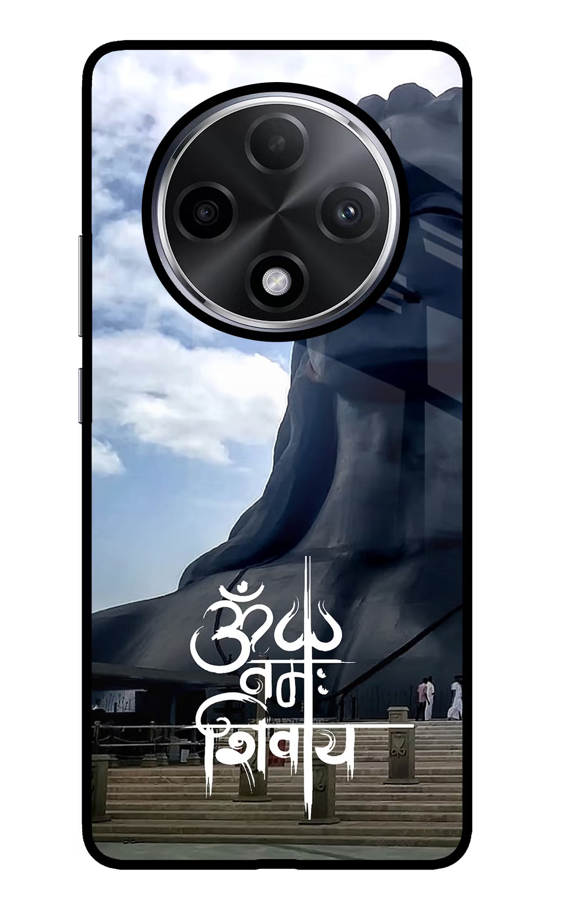 Om Namah Shivay Oppo F27 Pro Plus Glass Case Back Cover by Casekaro