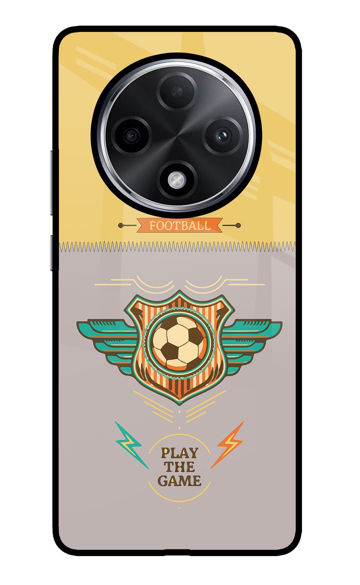 Football Oppo F27 Pro Plus Glass Case