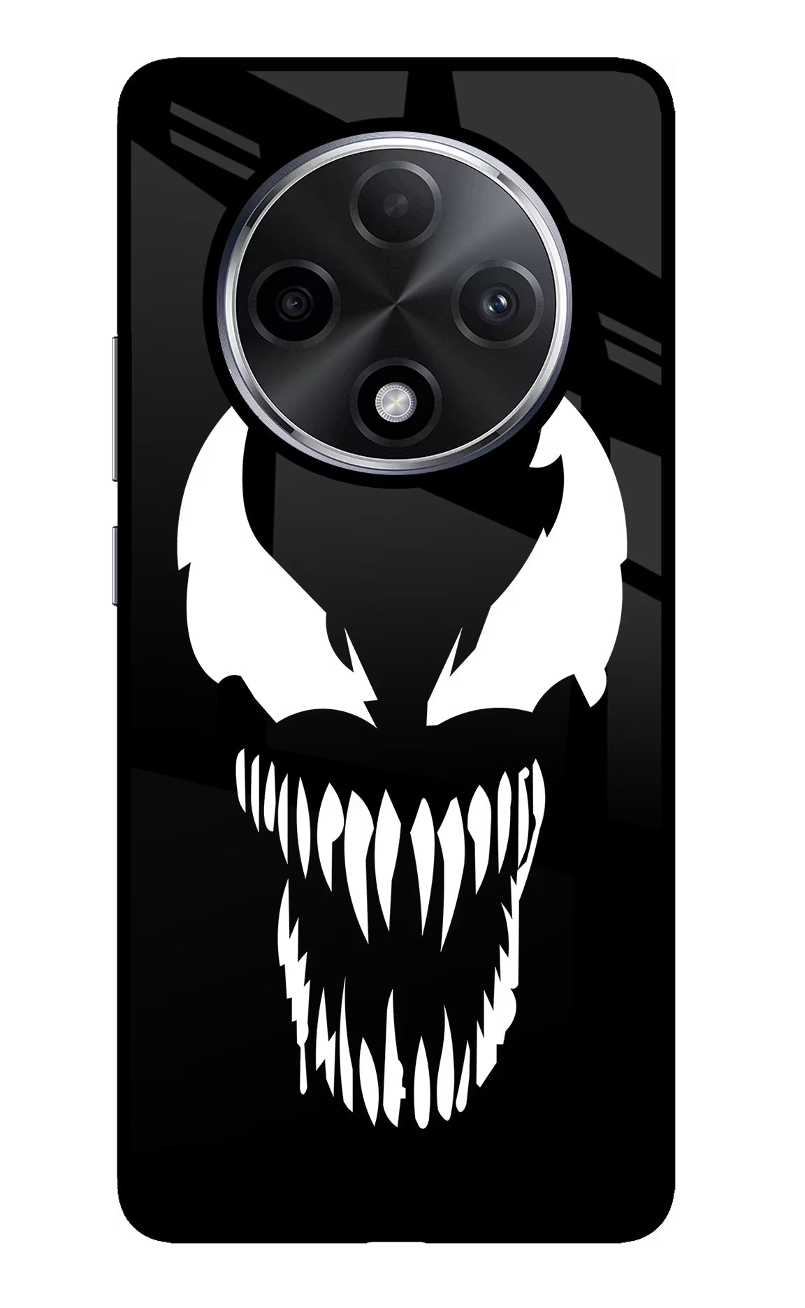 Venom Oppo F27 Pro Plus Glass Case Back Cover by Casekaro