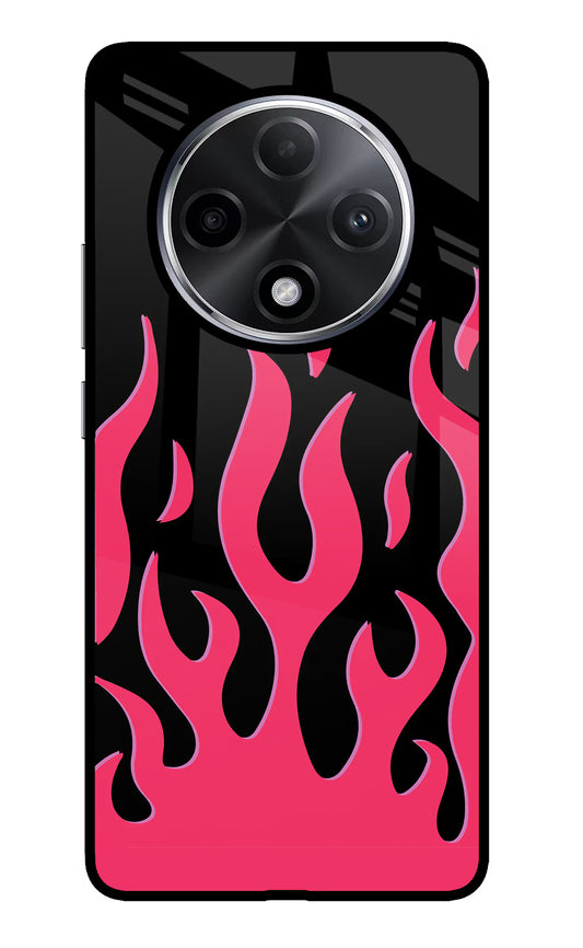 Fire Flames Oppo F27 Pro Plus Glass Case