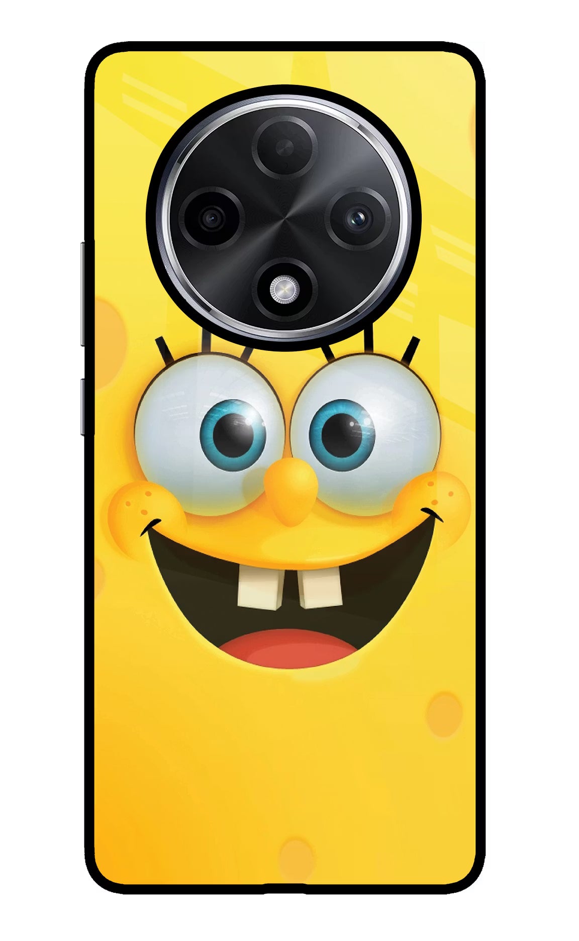 Sponge 1 Oppo F27 Pro Plus Glass Case Back Cover by Casekaro