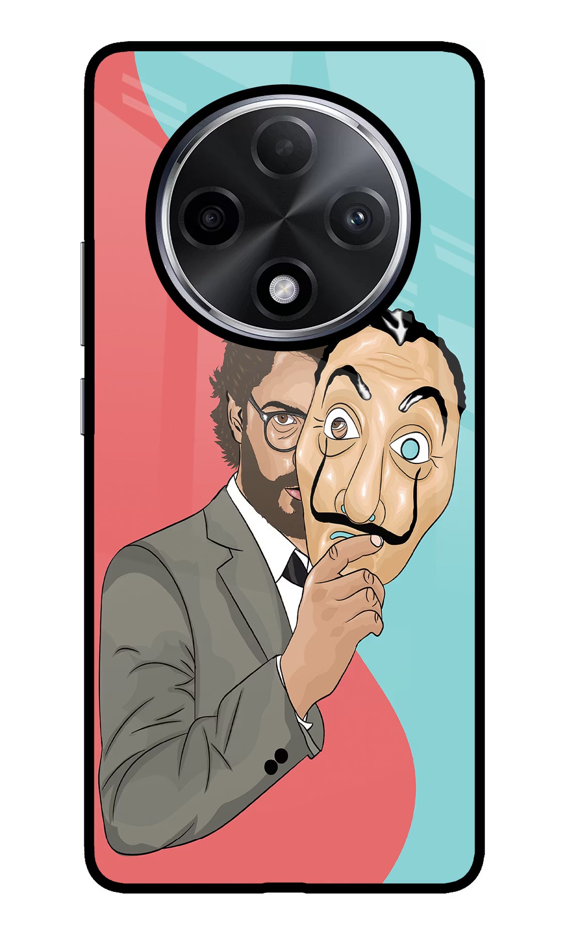 Professor Oppo F27 Pro Plus Glass Case Back Cover by Casekaro