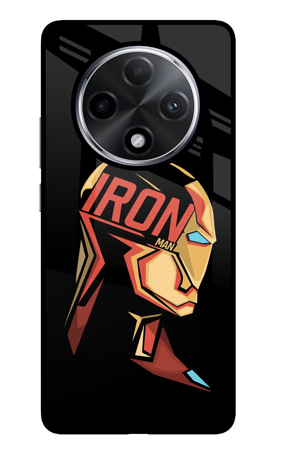 IronMan Oppo F27 Pro Plus Glass Case Back Cover by Casekaro